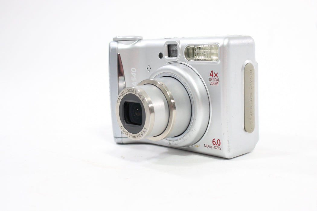 Canon PowerShot A540 Digital Point-and-Shoot  4x Zoom 6.0mp