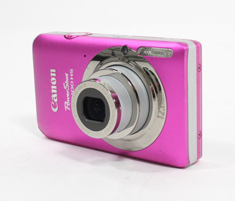 Canon PowerShot Elph 100 HS PC1588 Digital Camera 4x Zoom 12.1mp (Pink)