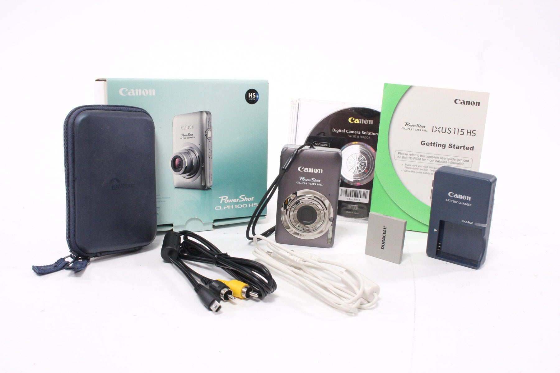 Canon PowerShot Elph 100 HS Point-and-Shoot Camera 4x Zoom 12.1mp