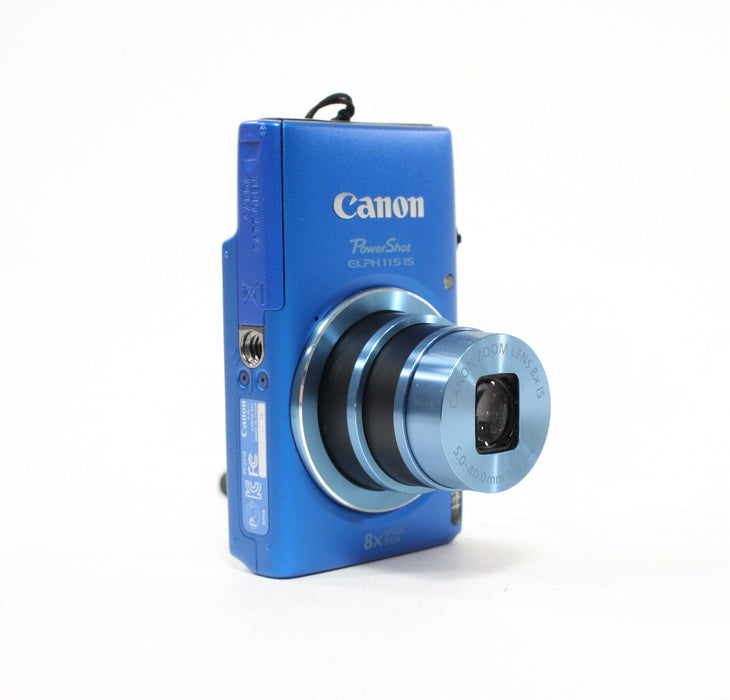 Canon PowerShot ELPH 115 IS Digital Point-and-Shoot Camera 8x Zoom 16.0mp (Blue)