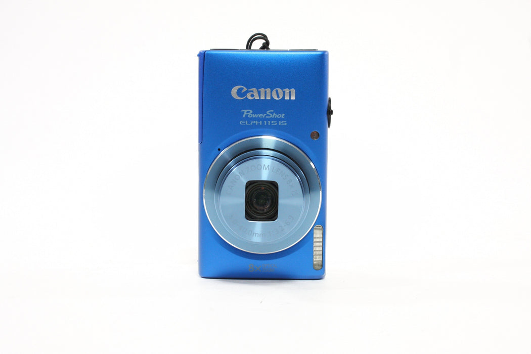 Canon PowerShot ELPH 115 IS Digital Point-and-Shoot Camera 8x Zoom 16.0mp (Blue)