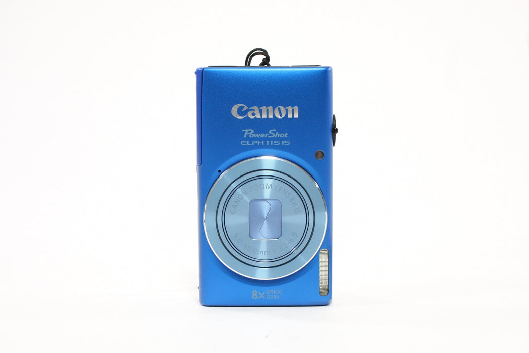 Canon PowerShot ELPH 115 IS Digital Point-and-Shoot Camera 8x Zoom 16.0mp (Blue)