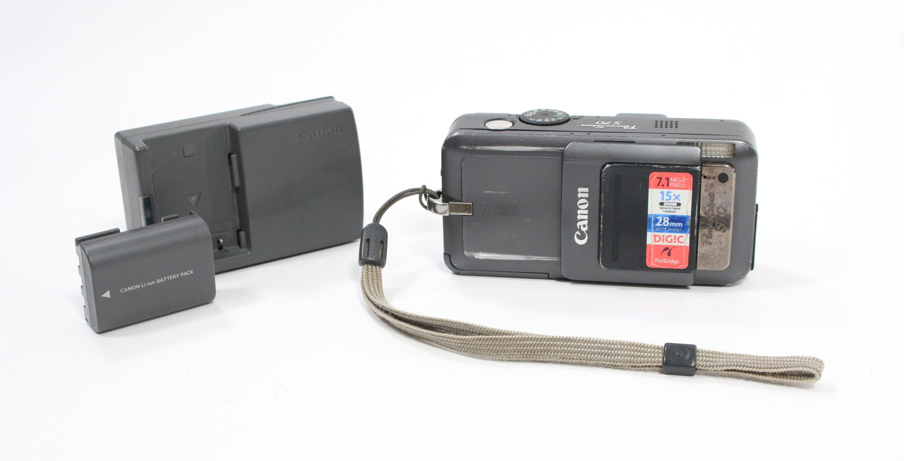 Canon PowerShot S70 Digital Point-and-Shoot Camera 15x Zoom 7.1mp