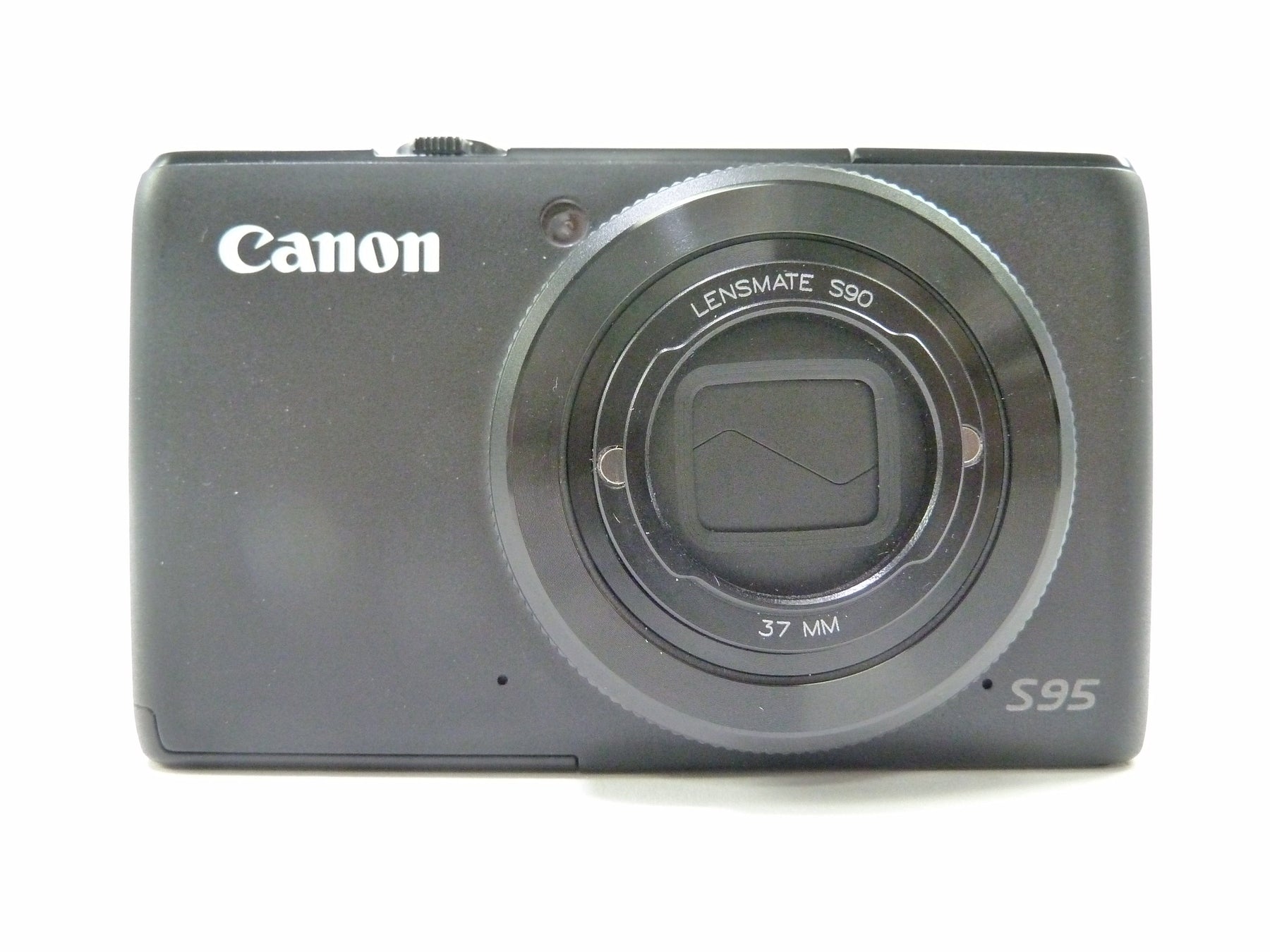 Canon PowerShot S95 Digital Camera with Lensmate S90 37mm Adapter - Black