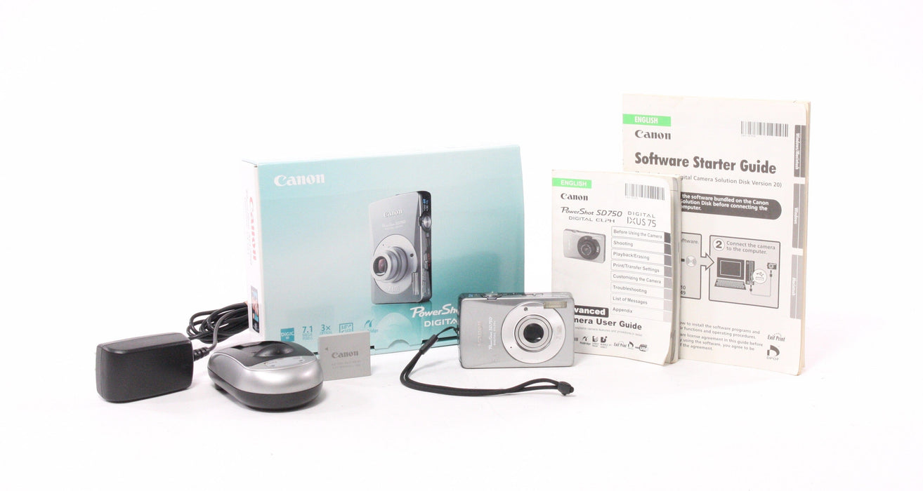Canon PowerShot SD750 Point-and-Shoot Digital Camera 3x Zoom 7.1mp