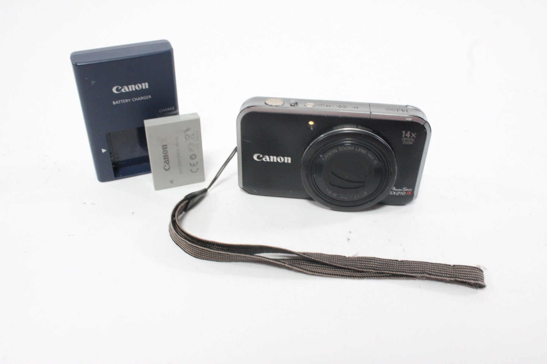 Canon Powershot SX210 IS Digital Point-and-Shoot Camera 14x Zoom 14.1mp