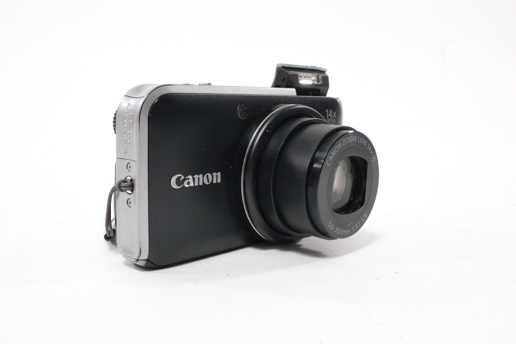 Canon Powershot SX210 IS PC1468 Digital Point-and-Shoot 14x Zoom 14.1mp