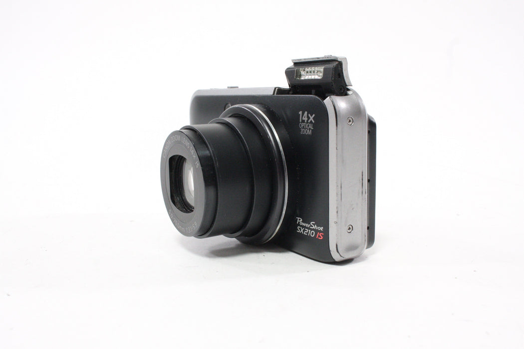 Canon Powershot SX210 IS PC1468 Digital Point-and-Shoot 14x Zoom 14.1mp