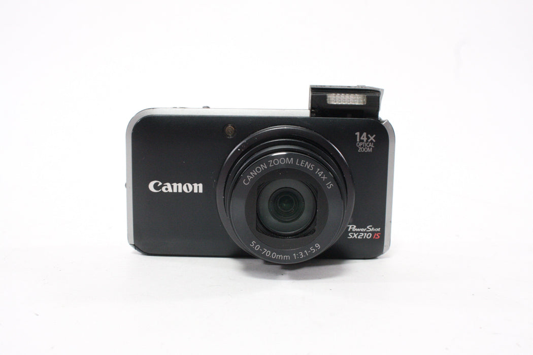 Canon Powershot SX210 IS PC1468 Digital Point-and-Shoot 14x Zoom 14.1mp