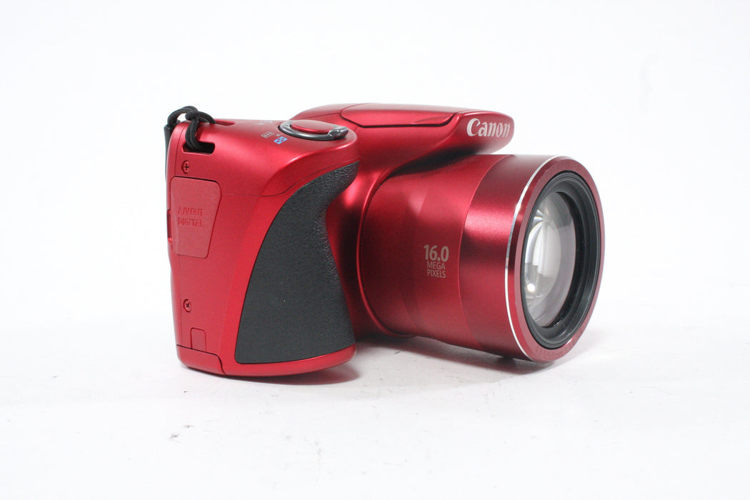 Canon PowerShot SX400 IS Digital Camera 30x Zoom 16.0mp (Red)