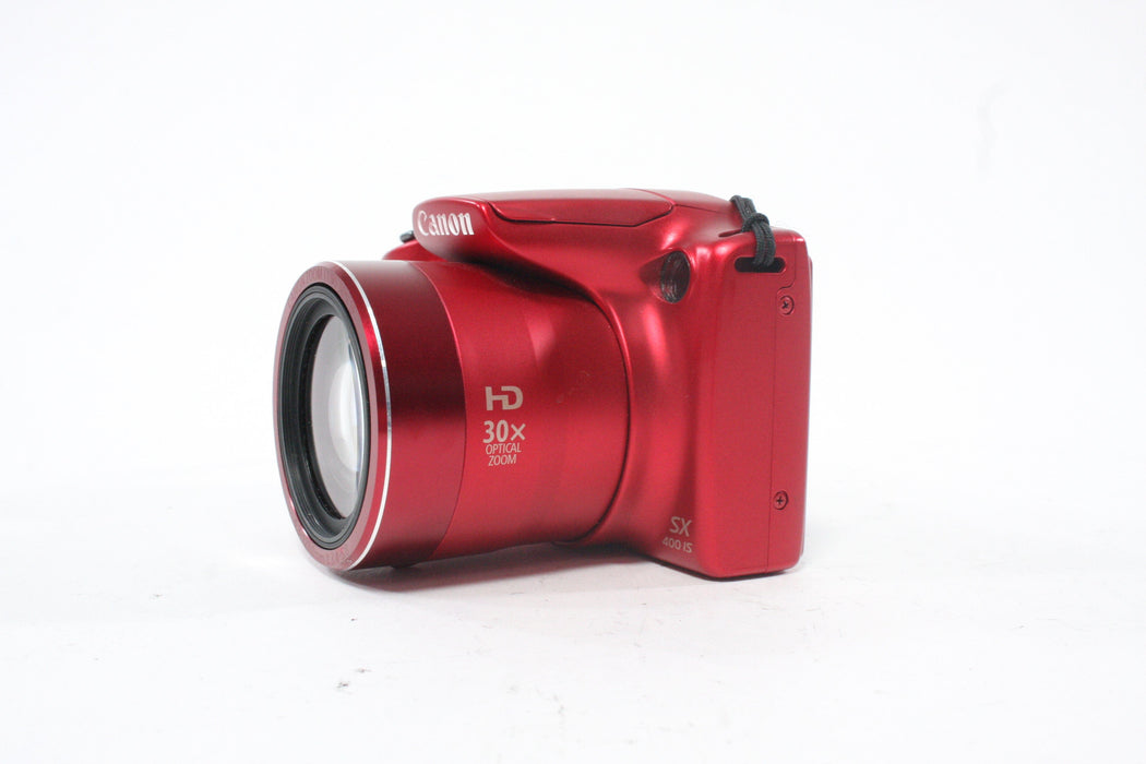 Canon PowerShot SX400 IS Digital Camera 30x Zoom 16.0mp (Red)
