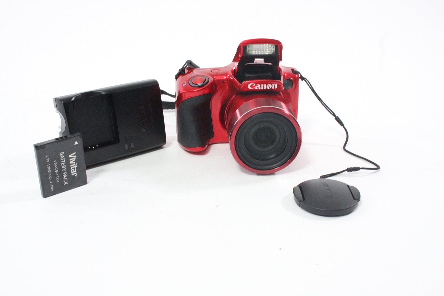 Canon PowerShot SX420 Digital Camera 42x Zoom 20.0mp (Red)