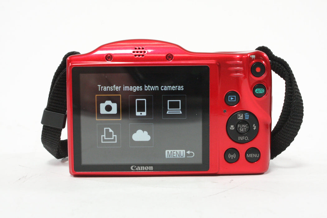 Canon PowerShot SX420 IS Digital Camera 42x Zoom 20.0mp (Red)