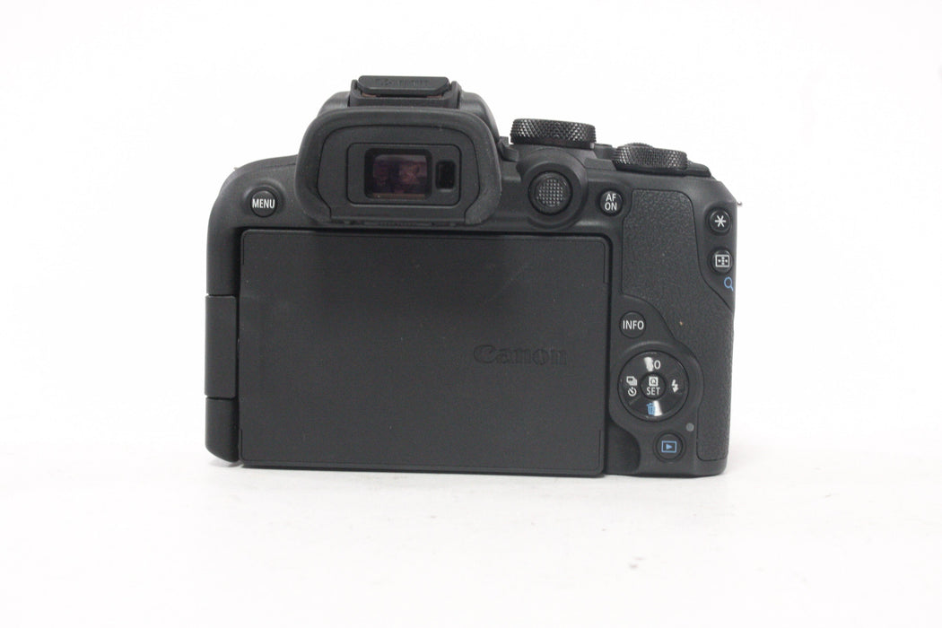 Canon R10 Mirrorless Digital Camera Body with a Shutter Count of less than 1,000