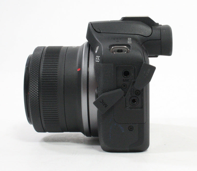Canon R100 Mirrorless Digital Camera with 18-45mm f/4.5-5.6 IS STM Lens with Shutter Count (less than) 1,000