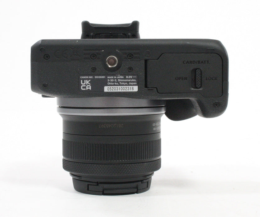 Canon R100 Mirrorless Digital Camera with 18-45mm f/4.5-5.6 IS STM Lens with Shutter Count (less than) 1,000