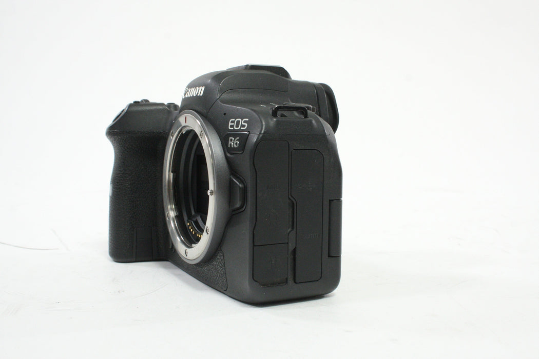 Canon R6 Mirrorless Camera Body with a Shutter Count of less than 18,000 (6% Shutter Life)