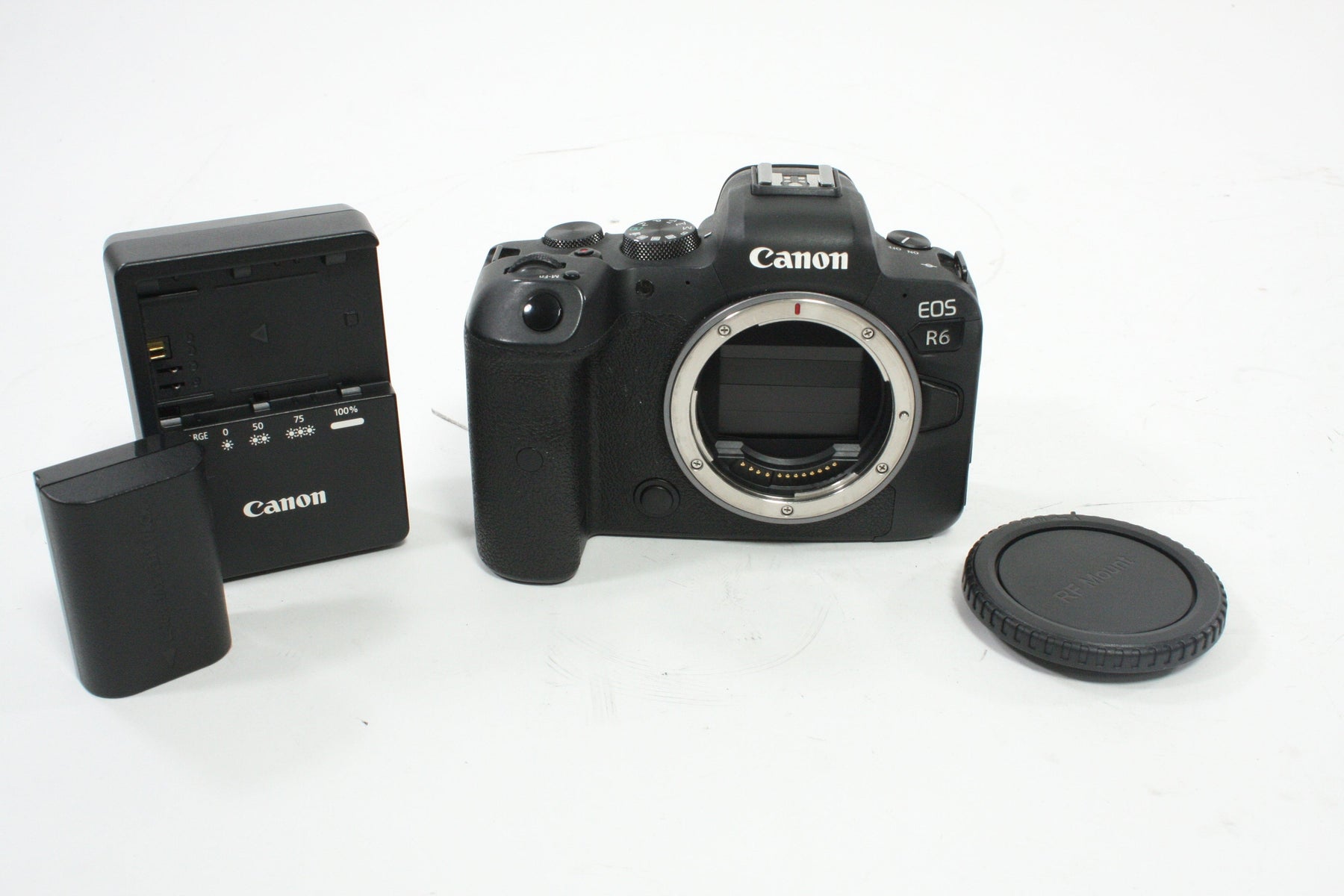 Canon R6 Mirrorless Camera Body with a Shutter Count of less than 18,000 (6% Shutter Life)
