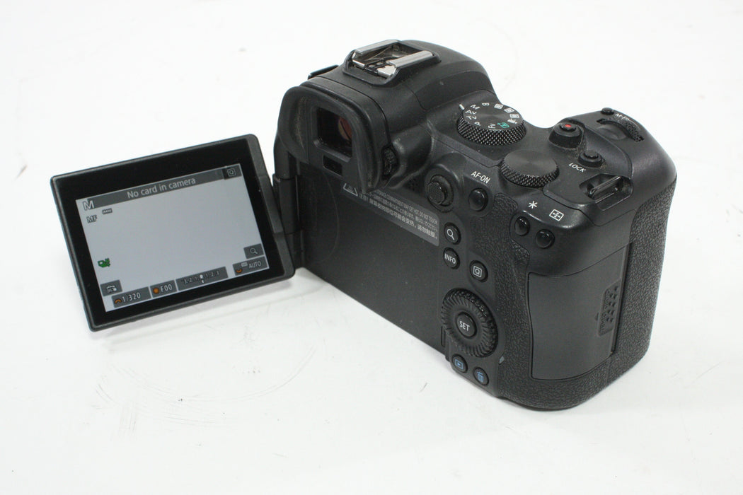 Canon R6 Mirrorless Camera Body with a Shutter Count of less than 18,000 (6% Shutter Life)