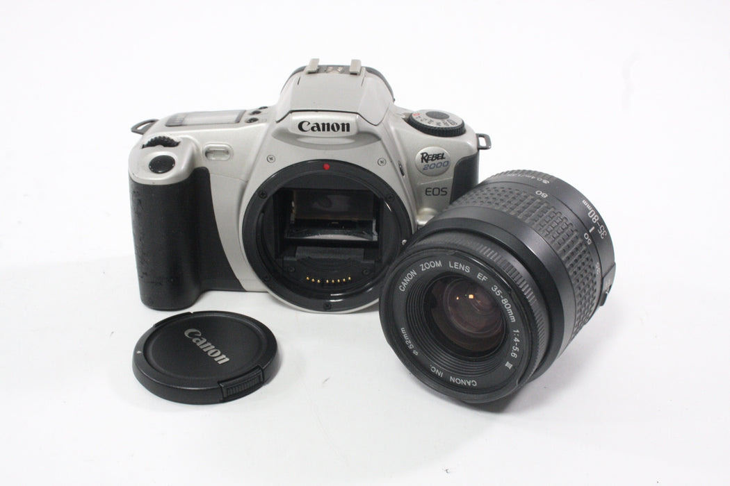 Canon Rebel 2000 35mm SLR Camera with 35-80mm f/4-5.6 III Lens