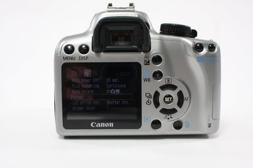 Canon Rebel Digital XS with 18-55mm f/3.5-5.6 Lens