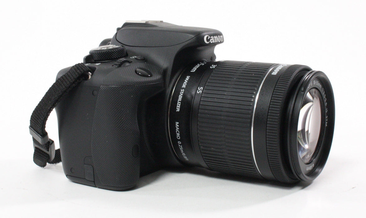 Canon Rebel SL1 EOS 100D DSLR Camera with 18-55 f/3.5-5.6 STM Lens with Shutter Count 4,891