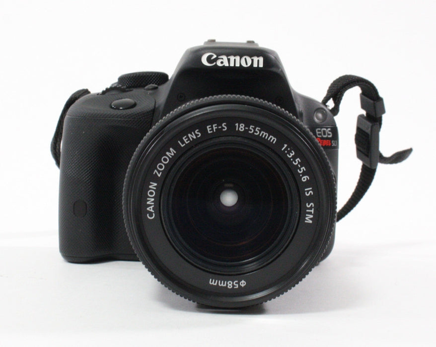 Canon Rebel SL1 EOS 100D DSLR Camera with 18-55 f/3.5-5.6 STM Lens with Shutter Count 4,891