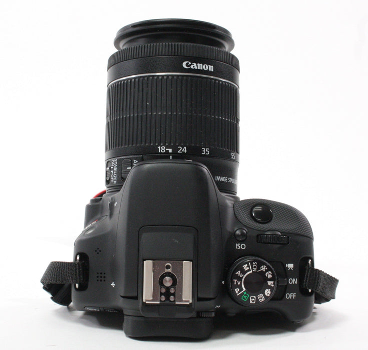 Canon Rebel SL1 EOS 100D DSLR Camera with 18-55 f/3.5-5.6 STM Lens with Shutter Count 4,891