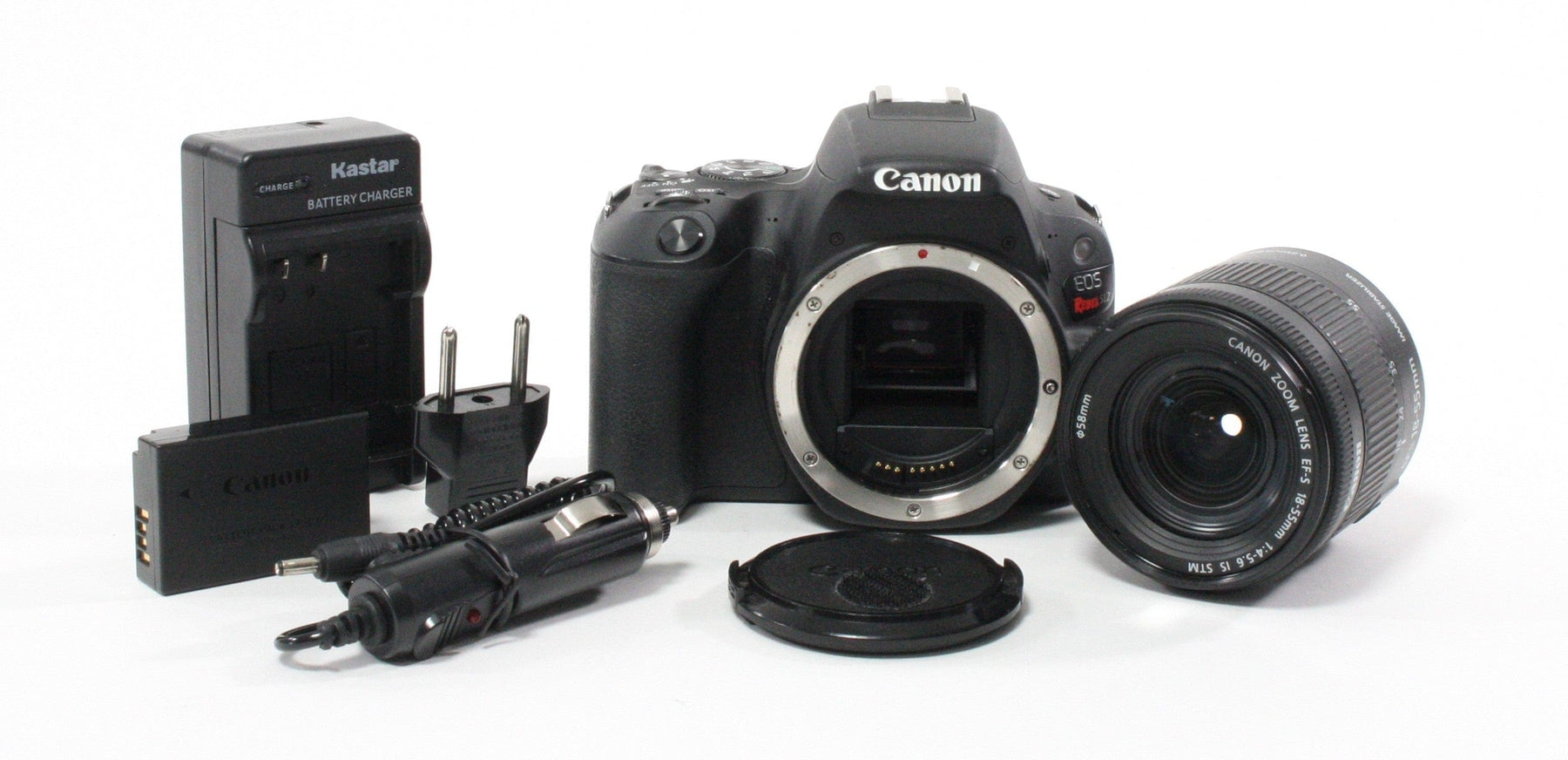 Canon Rebel SL2 Digital SLR Camera with 18-55mm 1/4-5.6 IS STM Lens