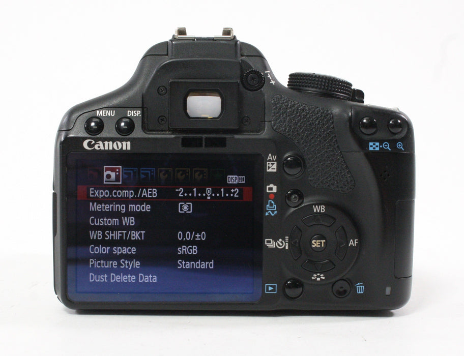 Canon Rebel T1i Digital SLR Camera with 18-55mm f.3.5-5.6 IS Lens Shutter Count 12,169