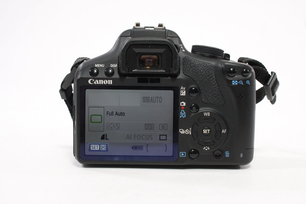 Canon Rebel T1i DSLR Camera with 18-55mm f/3.5-5.6 IS Lens Shutter Count 3,033