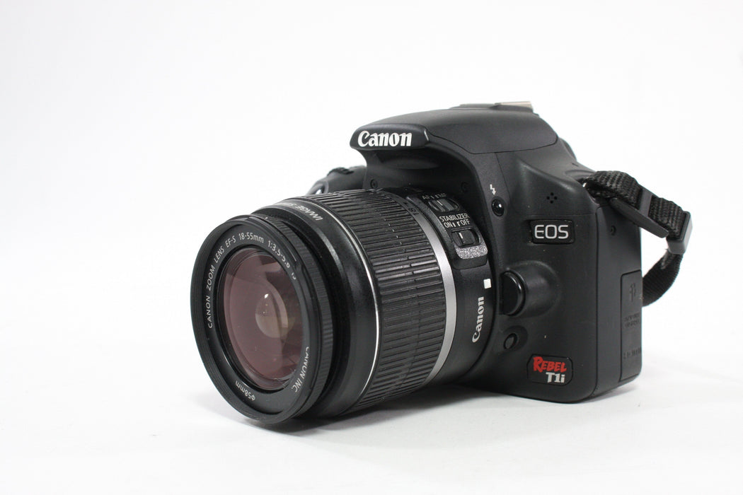 Canon Rebel T1i DSLR Camera with 18-55mm f/3.5-5.6 IS Lens Shutter Count 3,033