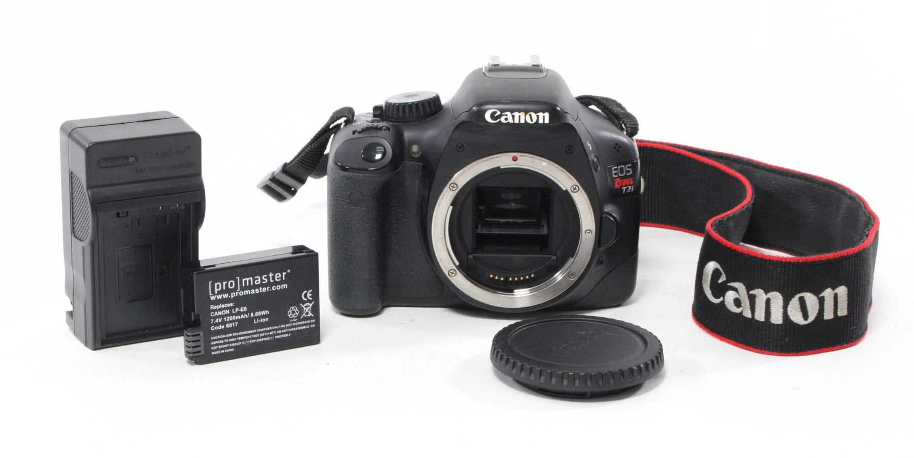 Canon Rebel T2 DSLR Camera Body with Shutter Count 23,698