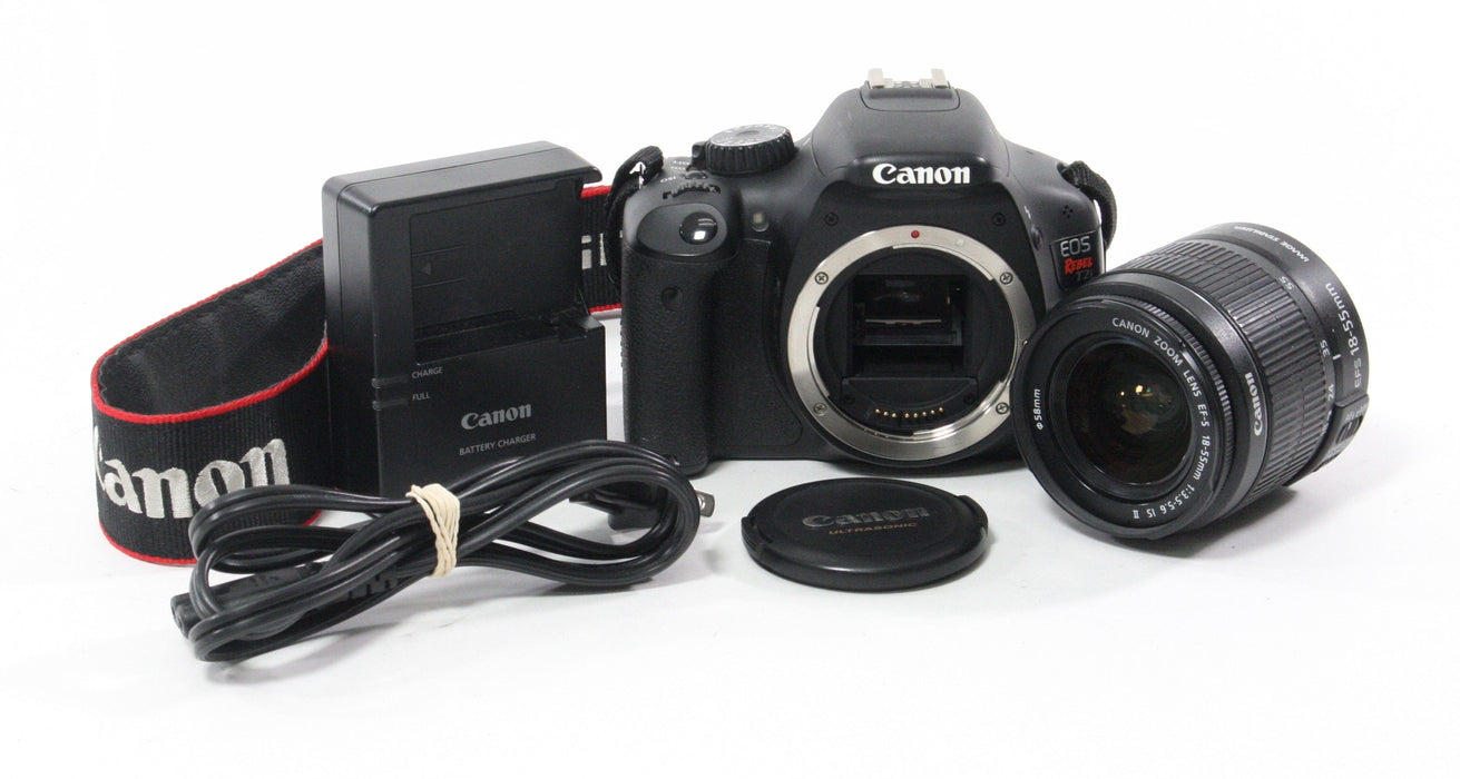 Canon Rebel T2i Digital SLR Camera with 18-55mm f/3.5-5.6 IS II Lens with Shutter Count 3,482