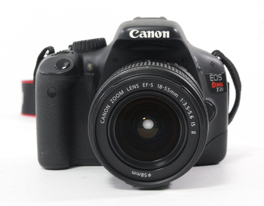 Canon Rebel T2i Digital SLR Camera with 18-55mm f/3.5-5.6 IS II Lens with Shutter Count 3,482