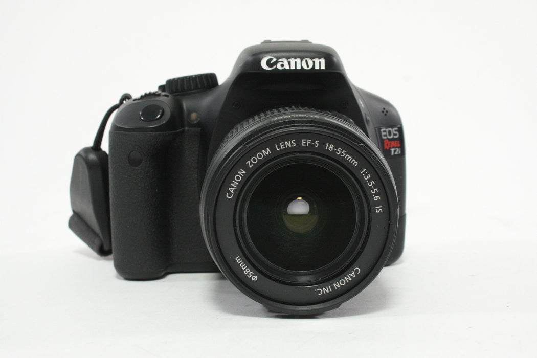Canon Rebel T2i DSLR Camera with 18-55mm f/3.5-5.6 IS EF-S Lens
