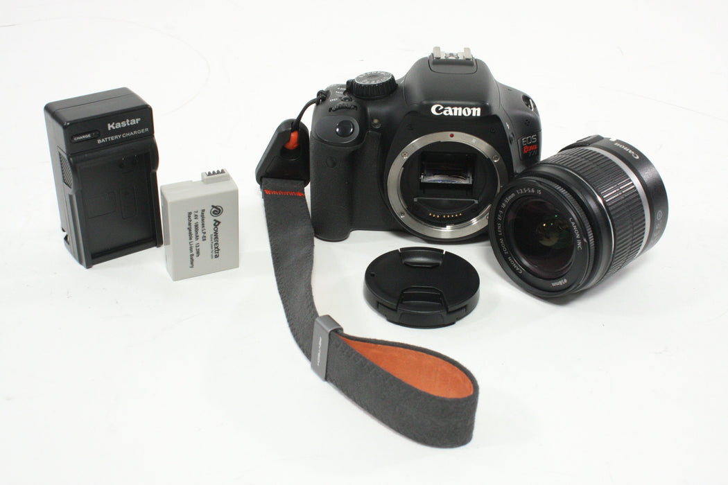 Canon Rebel T2i DSLR Camera with 18-55mm f/3.5-5.6 IS EF-S Lens