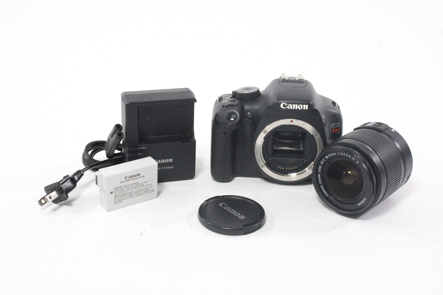 Canon Rebel T2i DSLR Camera with 18-55mm f/3.5-5.6 IS II Lens Shutter Count 6,320