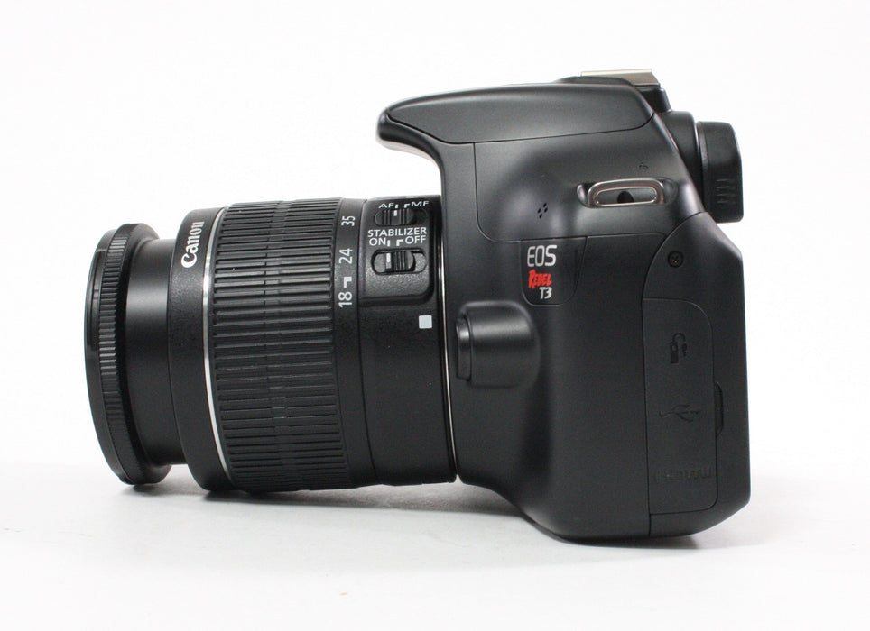 Canon  Rebel T3 DSLR with 18-55mm f/3.5-5.6 IS II Lens Shutter Count 535