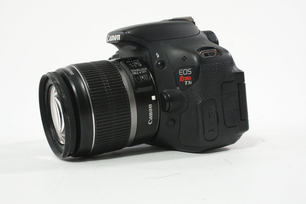 Canon Rebel T3i Digital Camera with 18-55mm f/3.5-5.6 IS II Lens Shutter Count 18,197