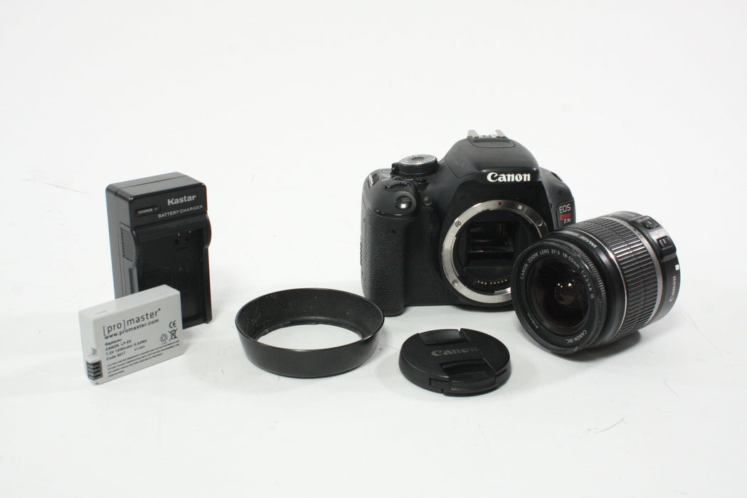 Canon Rebel T3i Digital Camera with 18-55mm f/3.5-5.6 IS II Lens Shutter Count 18,197
