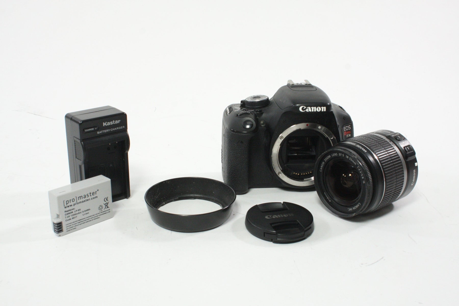 Canon Rebel T3i Digital Camera with 18-55mm f/3.5-5.6 IS II Lens Shutter Count 18,197