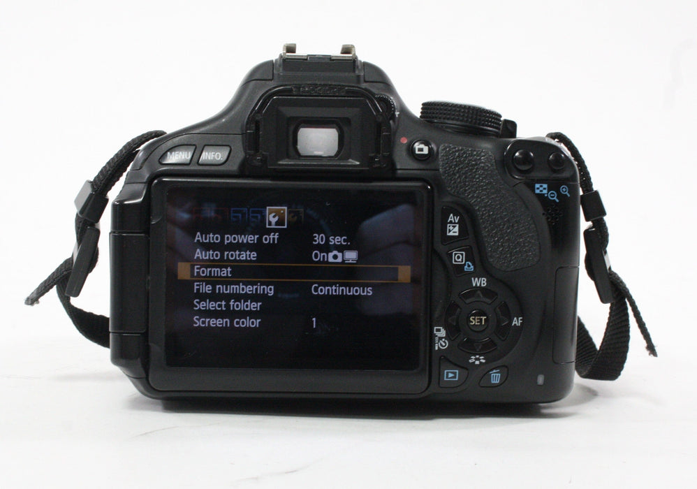 Canon Rebel T3i Digital SLR Camera with 18-58mm f/3.5-5.6 Lens Shutter Count 39,840