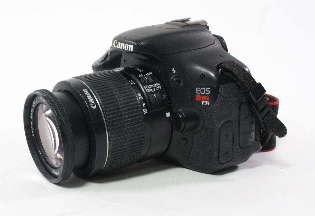 Canon Rebel T3i Digital SLR Camera with 18-58mm f/3.5-5.6 Lens Shutter Count 39,840