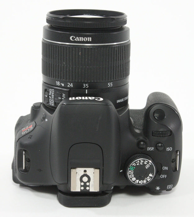 Canon Rebel T3i with 18-55mm f/3.5-5.6 IS II Lens - Shutter Count 51,575