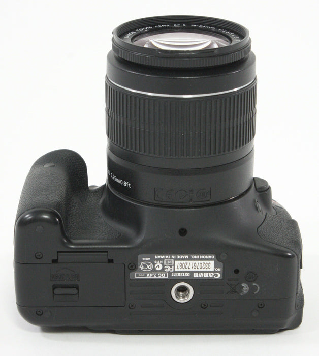 Canon Rebel T3i with 18-55mm f/3.5-5.6 IS II Lens - Shutter Count 51,575
