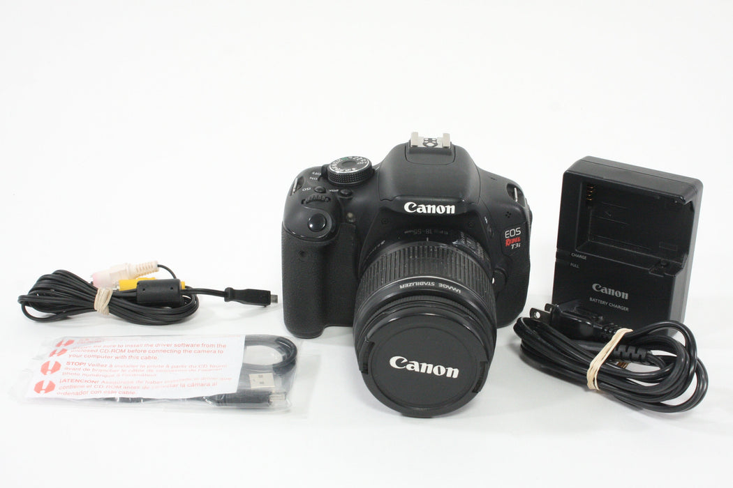 Canon Rebel T3i with 18-55mm f/3.5-5.6 IS Lens - Shutter Count 49,306