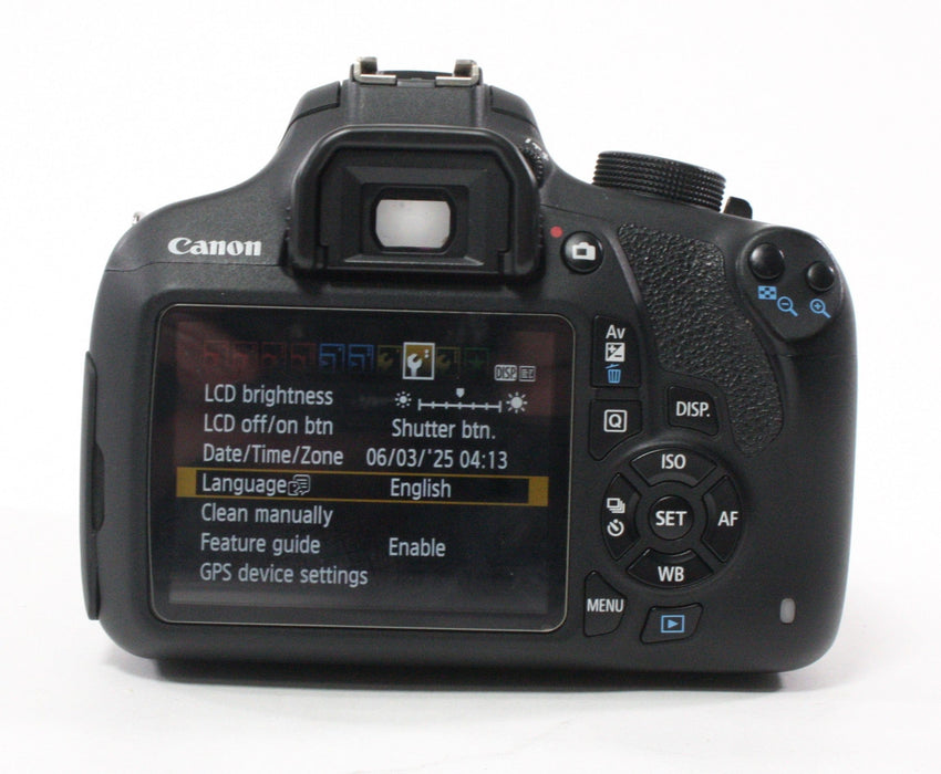 Canon Rebel T5 Digital Camera with EFS 18-55mm f/3.5-5.6 IS II Lens with Shutter Count 27,377