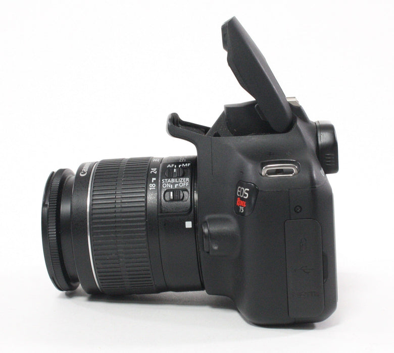 Canon Rebel T5 Digital Camera with EFS 18-55mm f/3.5-5.6 IS II Lens with Shutter Count 27,377