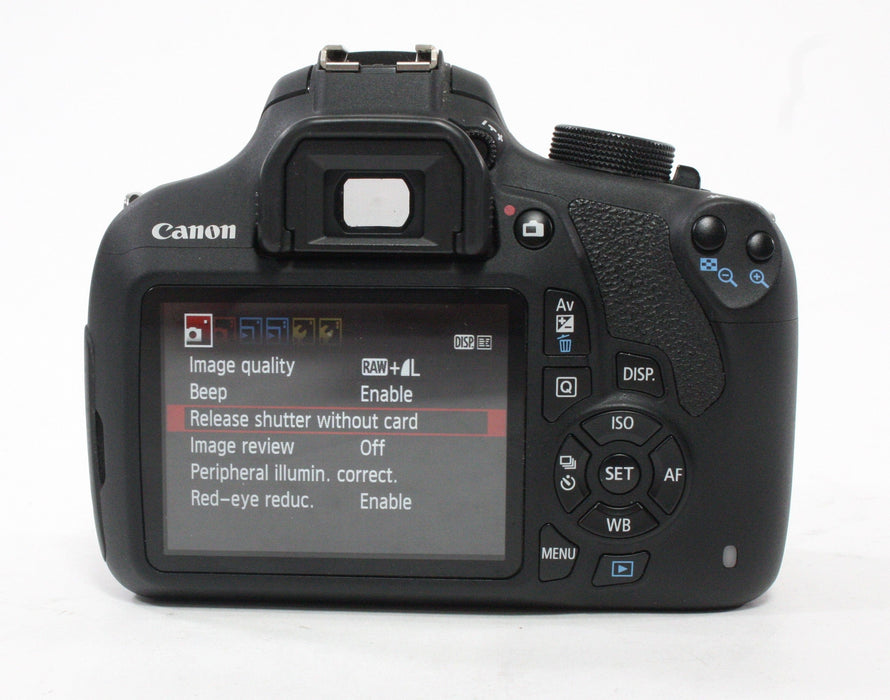 Canon Rebel T5 Digital SLR Camera with 18-55mm ff/3.5-5.6 IS II Lens Shutter Count 2,170